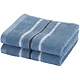 Empress Stone Blue Guest Towels Set (2 pcs.) Cotton
