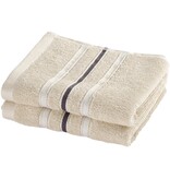 Moodit Gästetücher von Empress – Sand – 2er-Set – 30 x 50 cm – 100 % Baumwolle