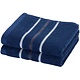 Gastendoekjes Empress Navy Blue set (2 st.) Katoen