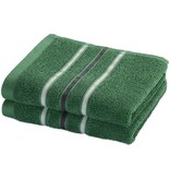 Moodit Gästetücher Empress – Smaragdgrün – 2er-Set – 30 x 50 cm – 100 % Baumwolle