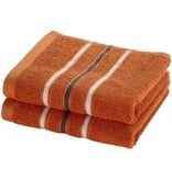 Moodit Gastendoekjes Empress - Bronze - set 2 stuks - 30 x 50 cm - 100% Katoen