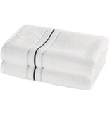 Moodit Douchelaken Empress Wit - set 2 st. - 70 x 140 cm - 100% Katoen