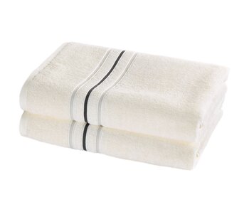 Moodit Douchelaken Empress Vanilla set (2 st.) 70 x 140 cm Katoen