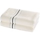 Ensemble de serviettes de douche vanille (2 pièces) 70 x 140 cm Coton
