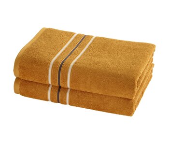 Moodit Empress Sunshine Duschhandtuch-Set (2-teilig), 70 x 140 cm, Baumwolle