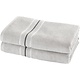 Ensemble de serviettes de douche Empress Silver (2 pièces) 70 x 140 cm Coton