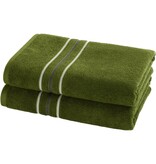 Moodit Duschhandtuch mit Kaktusmotiv – 2er-Set – 70 x 140 cm – 100 % Baumwolle