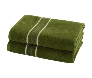 Moodit Douchelaken Cactus set (2 st.) 70 x 140 cm Katoen