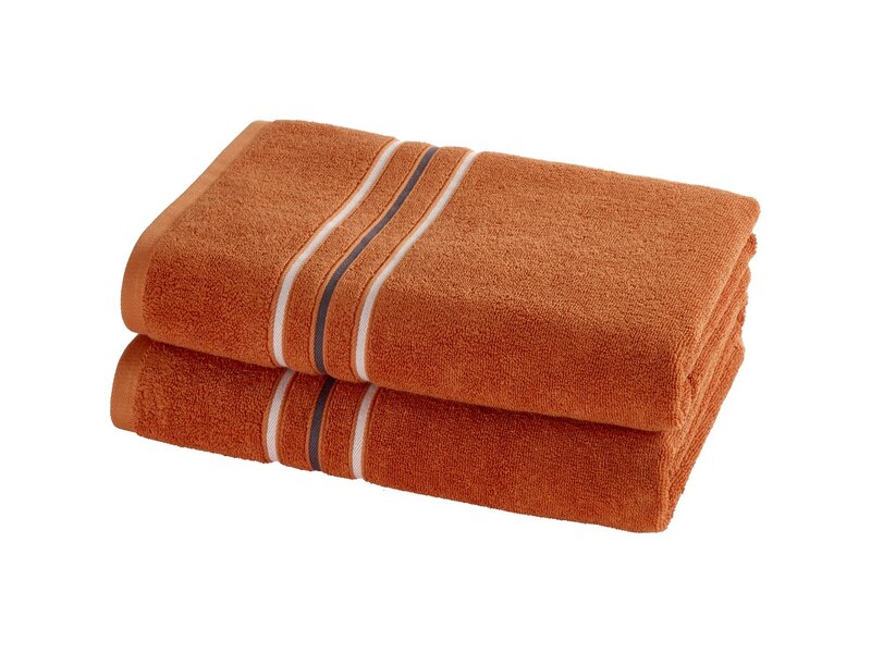 Moodit Douchelaken Bronze - set 2 st. - 70 x 140 cm - 100% Katoen