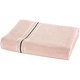 Serviette de plage rose perle 100 x 200 cm en coton