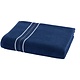 Serviette de plage bleu marine 100 x 200 cm en coton