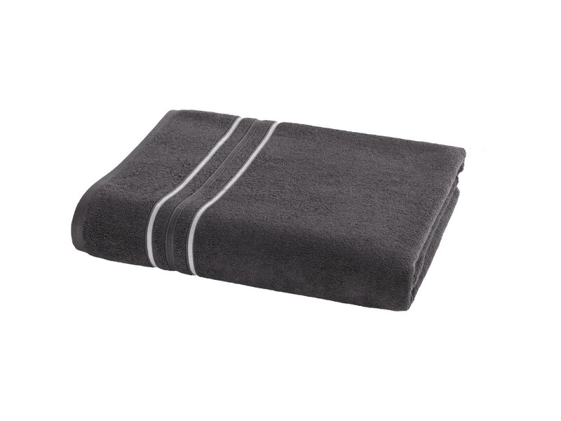 Moodit Strandtuch Dunkelgrau - 100 x 200 cm - Baumwolle