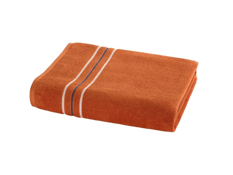 Moodit Bronze Beach Towel - 100 x 200 cm - Orange - Cotton