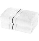 Moodit Handdoek Wit Empress - set (2 st.) - 50 x 100 cm - Katoen