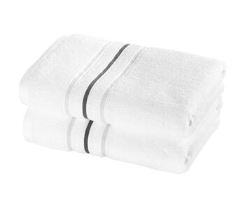 Moodit Handdoek Wit Empress set (2 st.) 50 x 100 cm Katoen