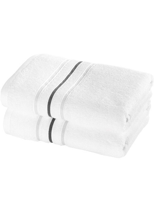 Moodit Handdoek Wit Empress set (2 st.) 50 x 100 cm Katoen