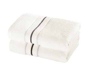 Moodit Ensemble de serviettes vanille (2 pièces) 50 x 100 cm Coton