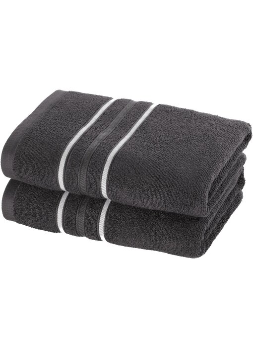 Moodit Empress Towel Set Dark Grey (2 pcs.) 50 x 100 cm Cotton