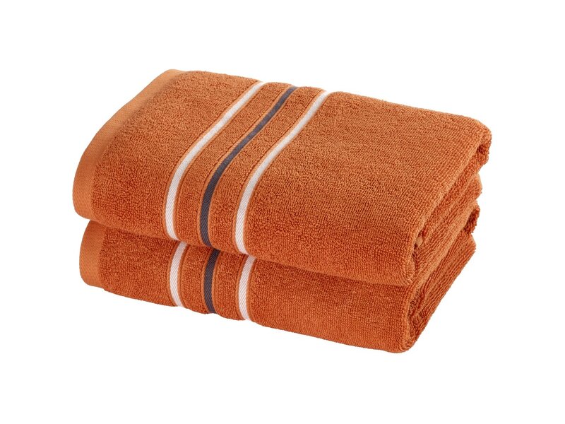 Moodit Empress Towel - Bronze - set (2 pcs.) - 50 x 100 cm - Cotton