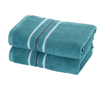 Moodit Ensemble de 2 serviettes Empress Arctic 50 x 100 cm en coton