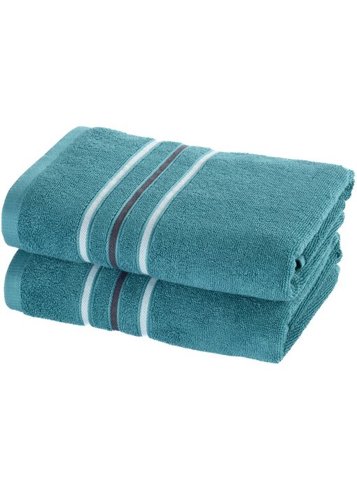 Moodit Handdoek Empress Arctic set (2 st.) 50 x 100 cm Katoen