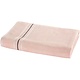 Serviette de bain rose perle 100 x 150 cm en coton