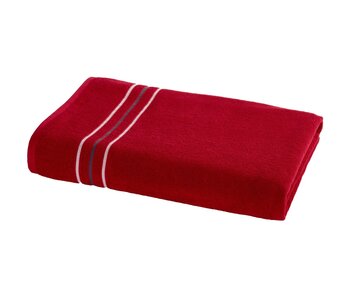 Moodit Serviette de bain Impératrice Rouge Foncé 100 x 150 cm Coton