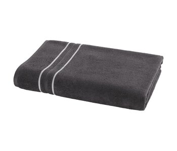 Moodit Bath Towel Dark Grey 100 x 150 cm Cotton
