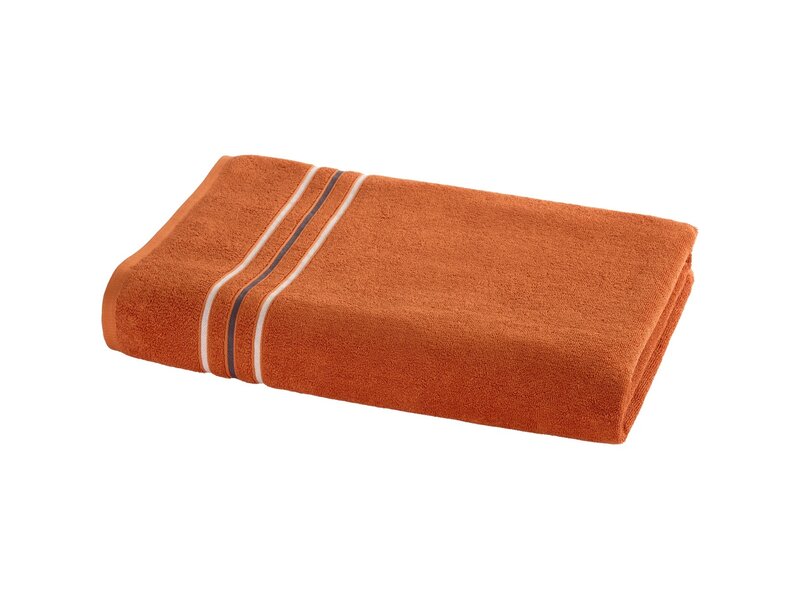 Moodit Bronze Bath Towel - 100 x 150 cm - Orange - Cotton