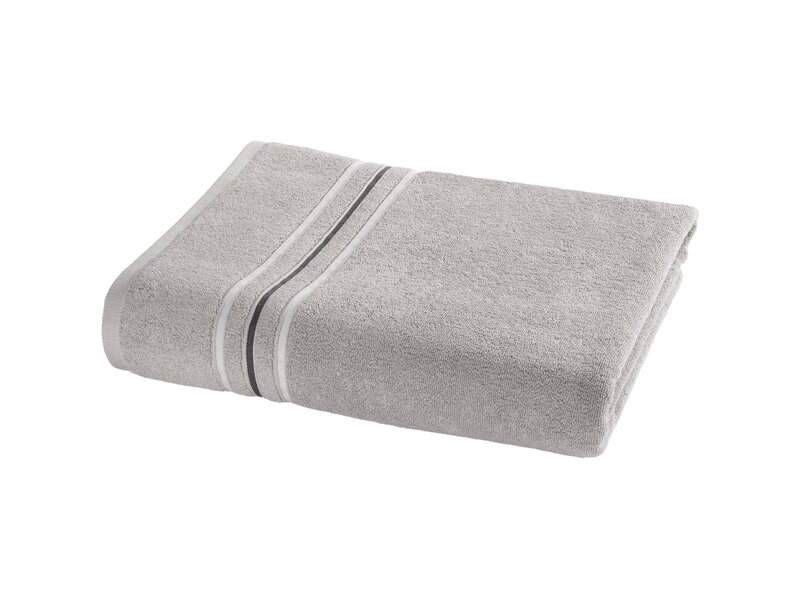 Moodit Serviette de bain Empress - Gris acier - 100 x 150 cm - Coton