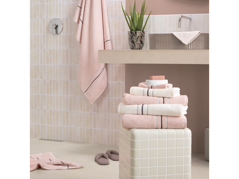 Moodit Empress Waschlappen – Weiß – 4er-Set – 23 x 16 cm – 100 % Baumwolle