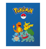 Pokémon Plaid Polaire Team Battle 110x140cm