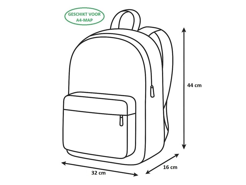 Minecraft Sac à dos - Graffiti - 44 x 32 x 16 cm - Polyester