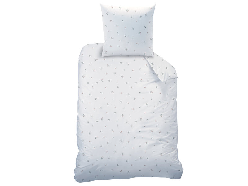 Matt & Rose Matt & Rose – Bettbezug – Blumenmuster – 140 x 200 cm + 65 x 65 cm, Baumwolle