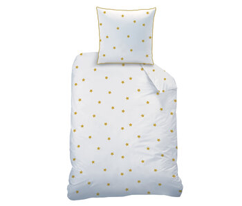 Matt & Rose Housse de couette Nuit étoilée Cannelle 140x200 + 65x65 Coton