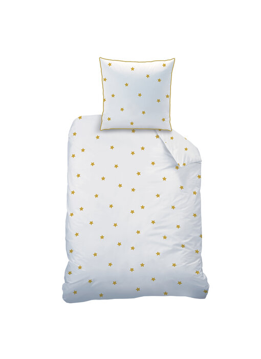 Matt & Rose Housse de couette Nuit étoilée Cannelle 140x200 + 65x65 Coton