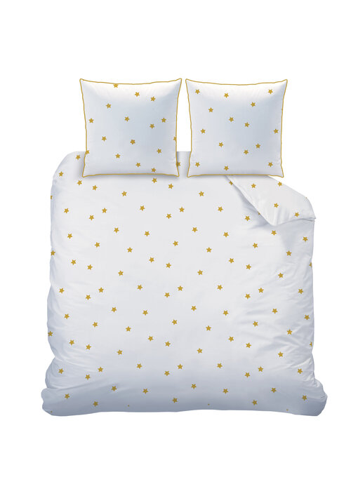 Matt & Rose Bettbezug Sternennacht Zimt 240x220 + (2x)65x65 Baumwolle