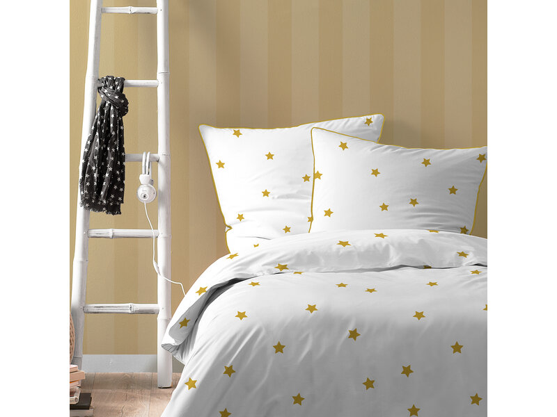 Matt & Rose Matt & Rose Bettbezug – Sternennacht Zimt – 240 x 220 + (2 x) 65 x 65 cm Baumwolle