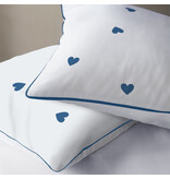 Matt & Rose Matt & Rose Dekbedovertrek - Hartjes Blauw - 240x220 + (2x)65x65 Katoen