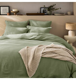 Matt & Rose Housse de couette - King Size - Vert céladon - 240 x 220 + (2x) 65 x 65 cm - Mousseline de coton