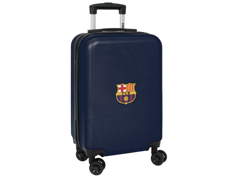 FC Barcelona Valise cabine 20" - 55 x 34,5 x 20 cm - Étui rigide en ABS