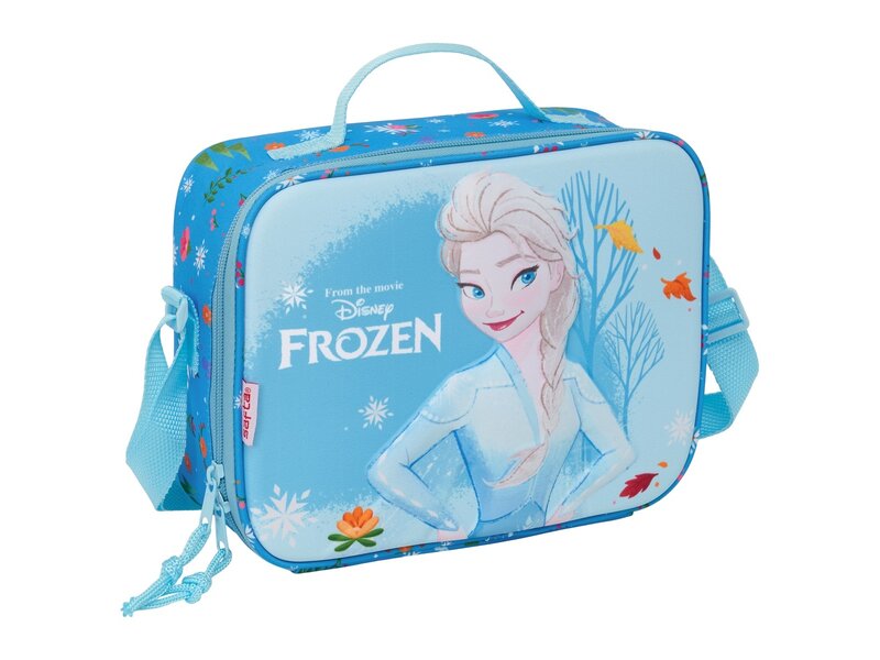 Disney Frozen Sac isotherme - Sac à déjeuner - 25 x 19,5 x 9 cm - Polyester
