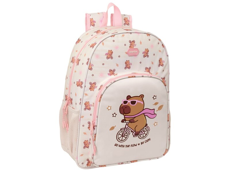 Safta Sac à dos - Capybara - 42 x 33 x 14 cm - Polyester