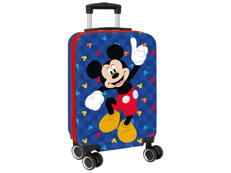 Disney Mickey Mouse Valise cabine 20" - 55 x 34,5 x 20 cm - Étui rigide en ABS
