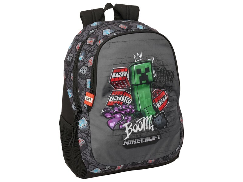 Minecraft Rugzak - Grafitti - 44 x 32 x 16 cm - Polyester