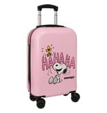 Snoopy Valise cabine 20" - 55 x 34,5 x 20 cm - Étui rigide en ABS