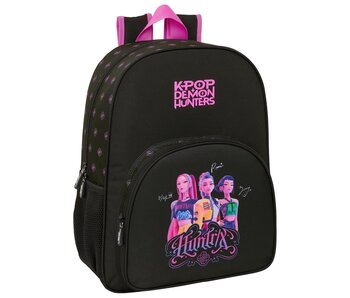 KPop Backpack Demon Hunters Negra 42 x 33 x 14 cm Polyester