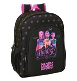 KPop Backpack Demon Hunters Negra - 38 x 32 x 12 cm - Polyester