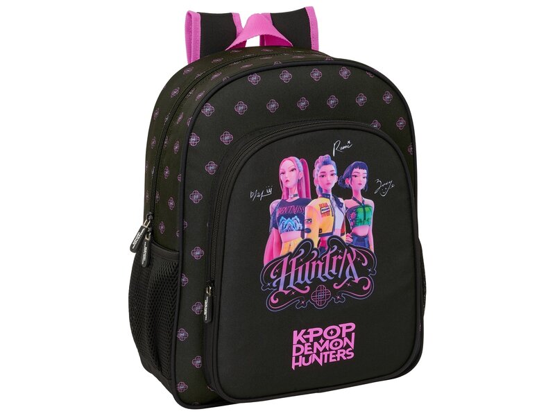 KPop Sac à dos Demon Hunters Negra - 38 x 32 x 12 cm - Polyester