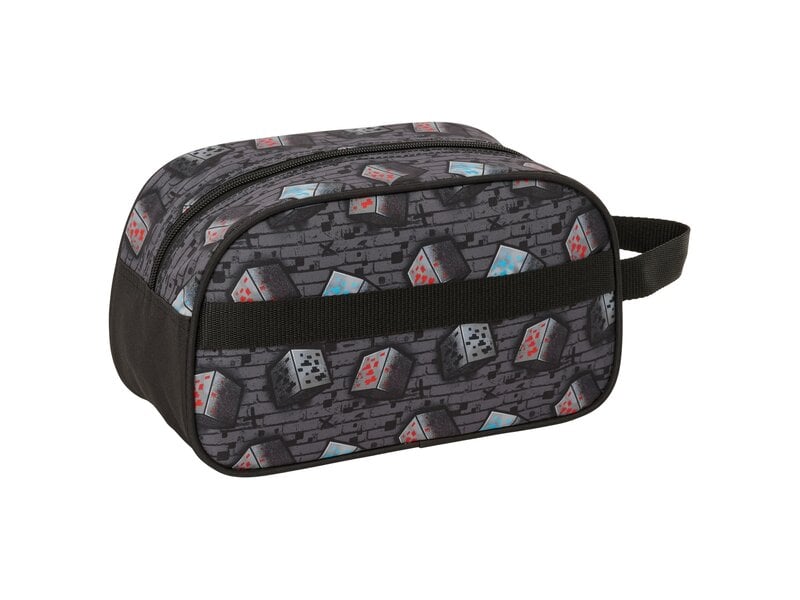 Minecraft Graffiti-Kulturbeutel – 26 x 15 x 12 cm – Polyester